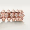 Anel Clash De Cartier, modelo pequeno, pavé