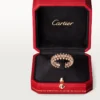 Anel Clash De Cartier, modelo pequeno, pavé