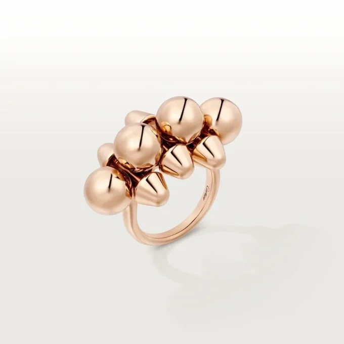 Anel Clash De Cartier, Modelo XL – Ouro Rosa – Cartier
