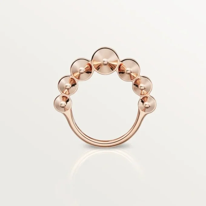 Anel Clash De Cartier, Ônix, Modelo Extragrande, Diamantes