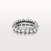 Anel Clash De Cartier – Ouro Branco, Modelo Médio | Cartier Us