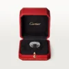 Anel Clash De Cartier – Ouro Branco, Modelo Médio | Cartier Us