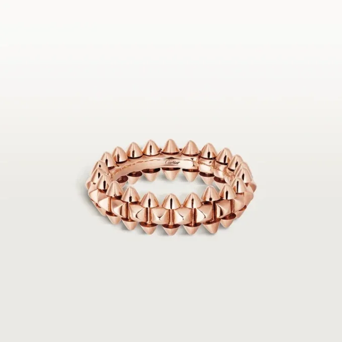 Anel Clash De Cartier – Ouro Rosa, Modelo Pequeno | Cartier EUA
