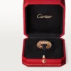 Anel Clash De Cartier – Ouro Rosa, Modelo Pequeno | Cartier EUA
