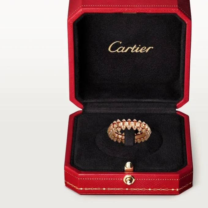 Anel Clash De Cartier – Ouro Rosa, Modelo Pequeno | Cartier EUA