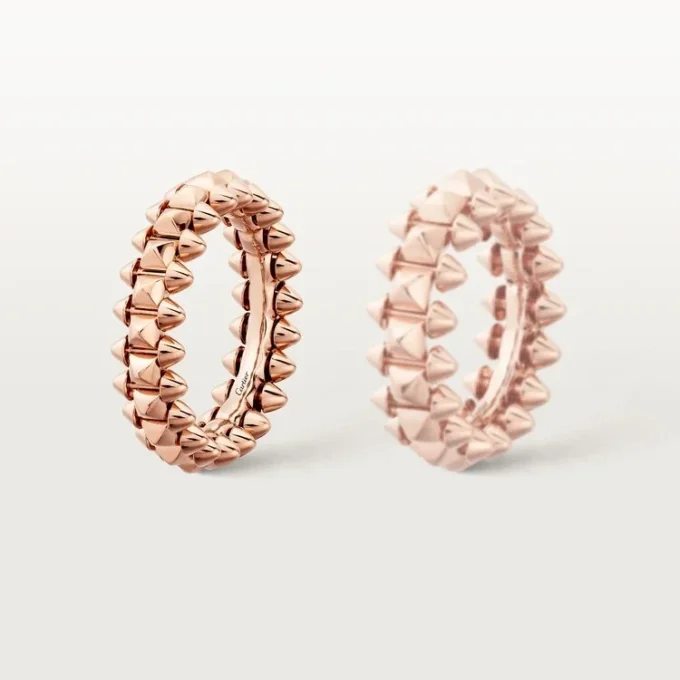Anel Clash De Cartier – Ouro Rosa, Modelo Pequeno | Cartier EUA