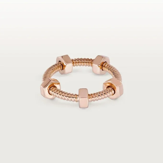 Anel Écrou De Cartier – Ouro Rosa – Cartier