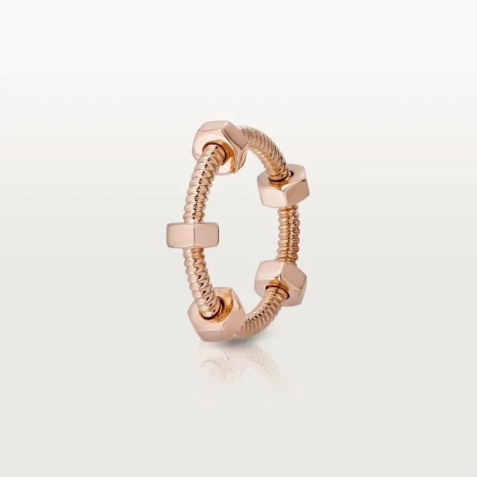 Anel Écrou De Cartier – Ouro Rosa – Cartier