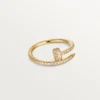 Anel de diamantes Juste Un Clou, ouro amarelo | Cartier EUA