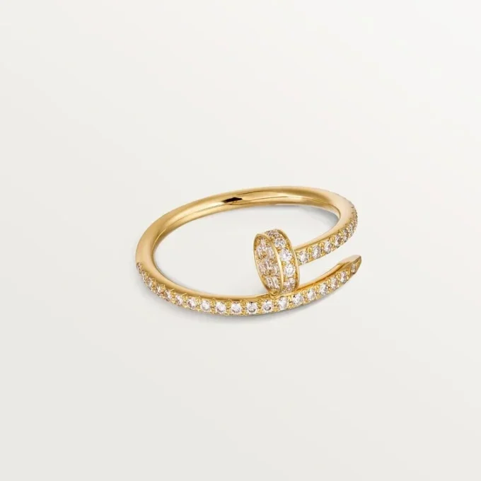 Anel de diamantes Juste Un Clou, ouro amarelo | Cartier EUA