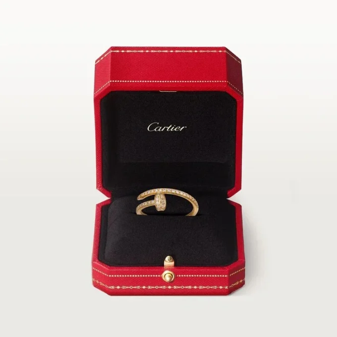 Anel de diamantes Juste Un Clou, ouro amarelo | Cartier EUA