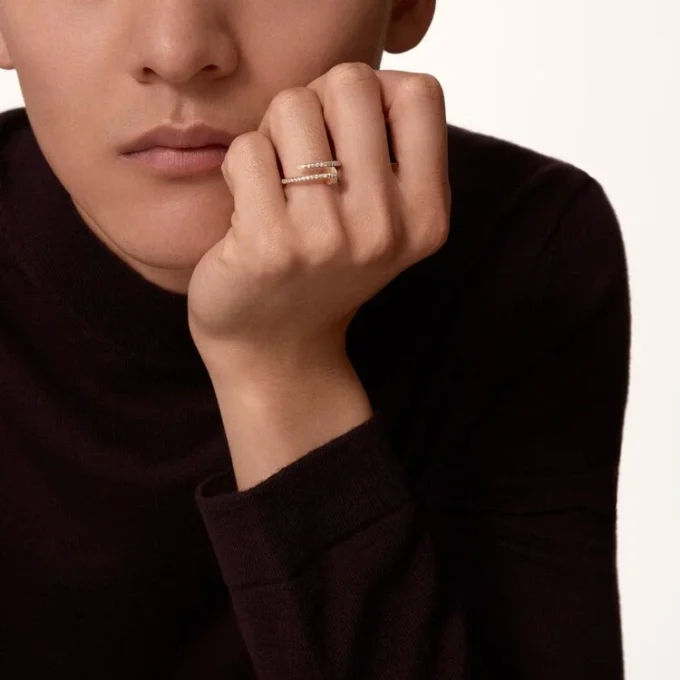 Anel de diamantes Juste Un Clou, ouro amarelo | Cartier EUA