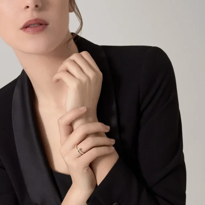 Anel de diamantes Juste Un Clou, ouro amarelo | Cartier EUA