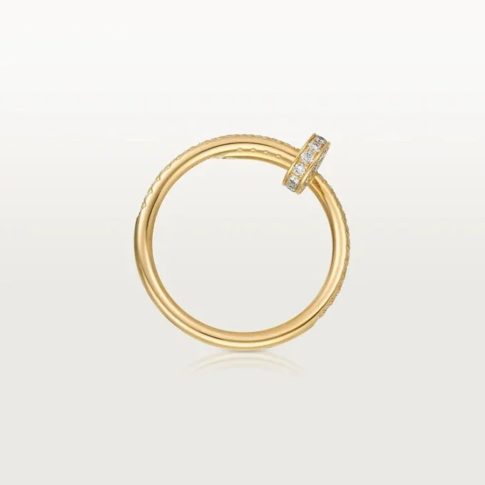 Anel de diamantes Juste Un Clou, ouro amarelo | Cartier EUA