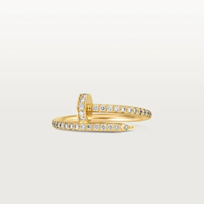 Anel de diamantes Juste Un Clou, ouro amarelo | Cartier EUA