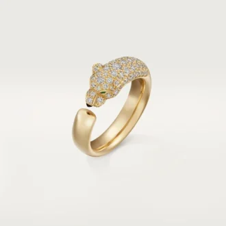 Anel de diamantes Panthere De Cartier, ouro amarelo | Cartier Us