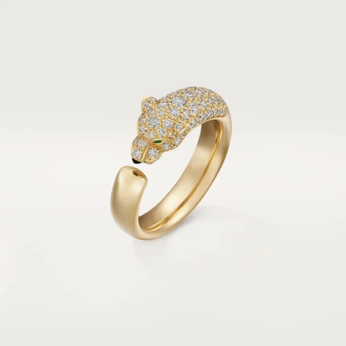 Anel de diamantes Panthere De Cartier, ouro amarelo | Cartier Us
