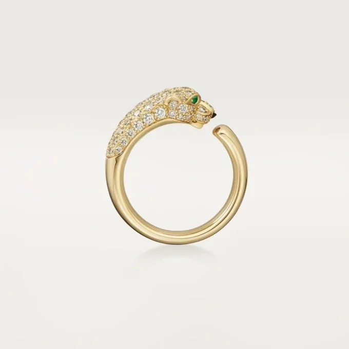 Anel de diamantes Panthere De Cartier, ouro amarelo | Cartier Us