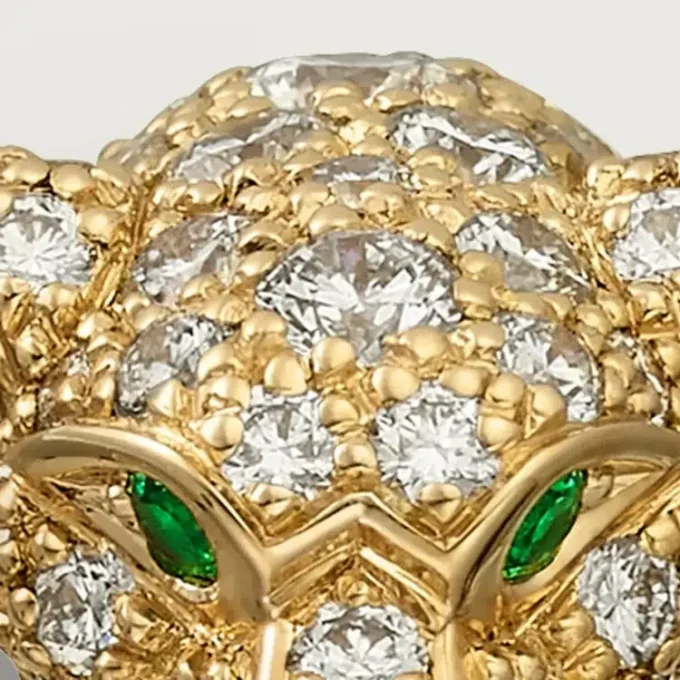 Anel de diamantes Panthere De Cartier, ouro amarelo | Cartier Us