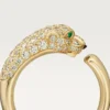 Anel de diamantes Panthere De Cartier, ouro amarelo | Cartier Us