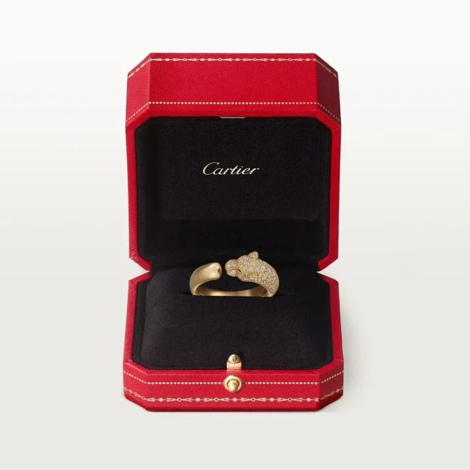 Anel de diamantes Panthere De Cartier, ouro amarelo | Cartier Us