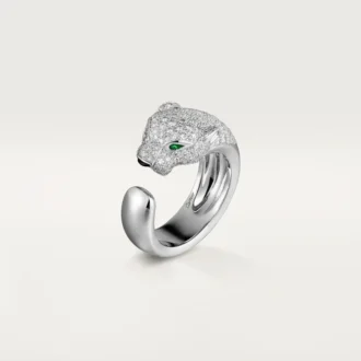 Anel de diamantes Panthere de Cartier, ouro branco | Cartier EUA