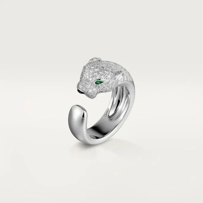 Anel de diamantes Panthere de Cartier, ouro branco | Cartier EUA