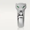 Anel de diamantes Panthere de Cartier, ouro branco | Cartier EUA