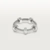 Anel Ecrou De Cartier – Ouro Branco – Cartier