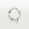 Anel Ecrou De Cartier – Ouro Branco – Cartier