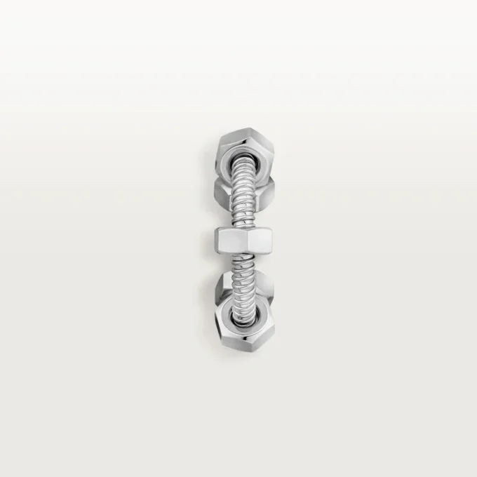 Anel Ecrou De Cartier – Ouro Branco – Cartier