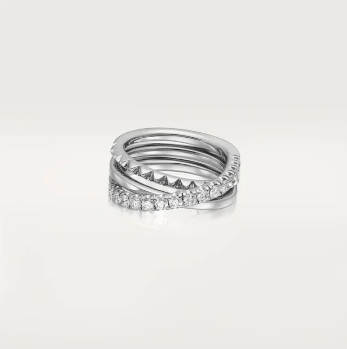 Anel Etincelle De Cartier – Ouro Branco, Diamantes – Cartier