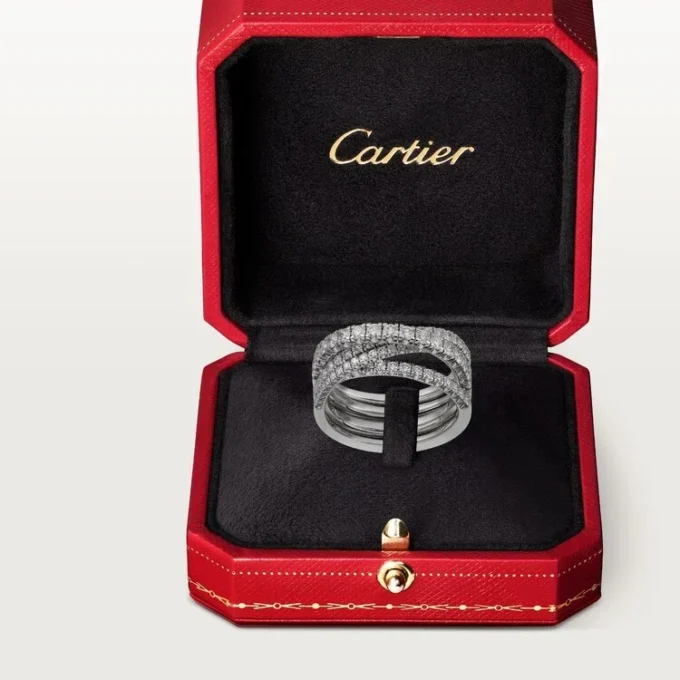 Anel Etincelle De Cartier – Ouro Branco, Diamantes – Cartier
