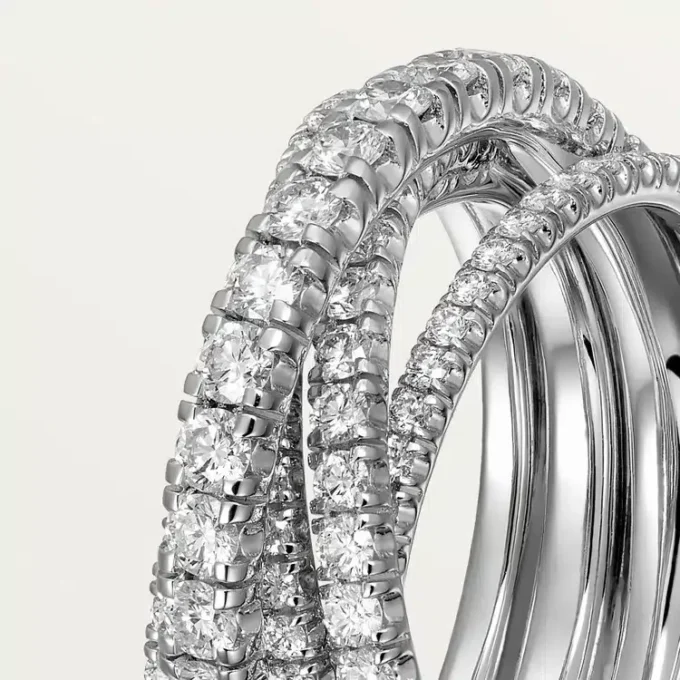 Anel Etincelle De Cartier – Ouro Branco, Diamantes – Cartier
