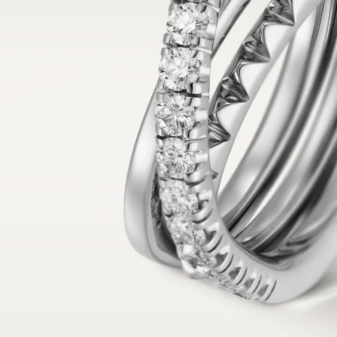 Anel Etincelle De Cartier – Ouro Branco, Diamantes – Cartier