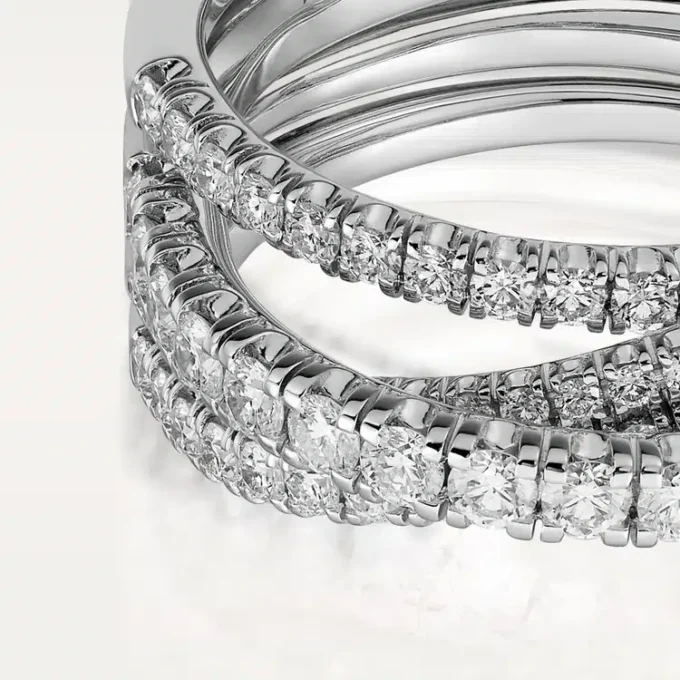 Anel Etincelle De Cartier – Ouro Branco, Diamantes – Cartier