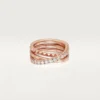 Anel Etincelle De Cartier – Ouro rosa, diamantes – Cartier