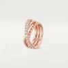 Anel Etincelle De Cartier – Ouro rosa, diamantes – Cartier