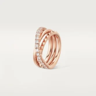 Anel Etincelle De Cartier – Ouro rosa, diamantes – Cartier