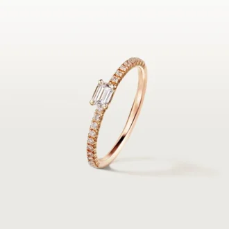 Anel Etincelle De Cartier – Ouro rosa, diamantes – Cartier