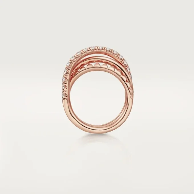 Anel Etincelle De Cartier – Ouro rosa, diamantes – Cartier