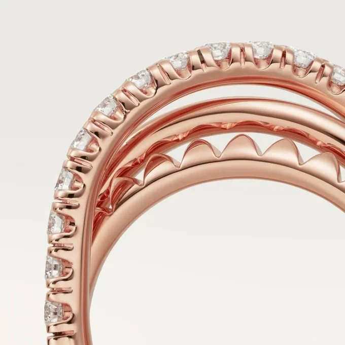 Anel Etincelle De Cartier – Ouro rosa, diamantes – Cartier