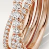 Anel Etincelle De Cartier – Ouro rosa, diamantes – Cartier