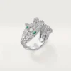 Anel Faune Et Flore De Cartier, pavé