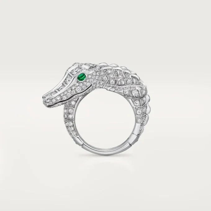 Anel Faune Et Flore De Cartier, pavé