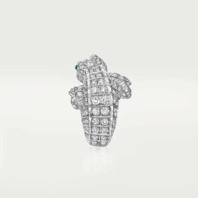 Anel Faune Et Flore De Cartier, pavé