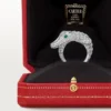 Anel Faune Et Flore De Cartier, pavé