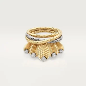 Anel Grain De Café, Diamantes