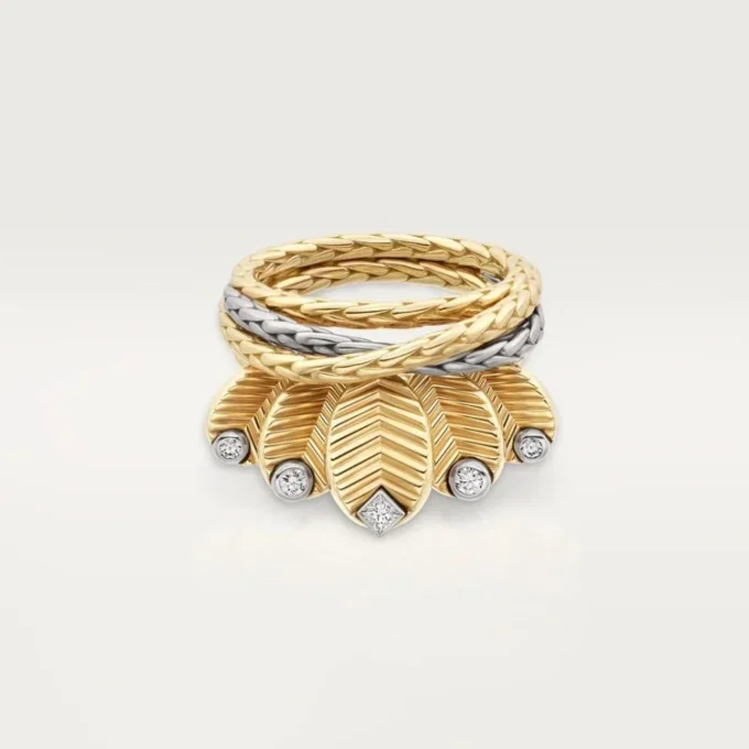 Anel Grain De Café, Diamantes