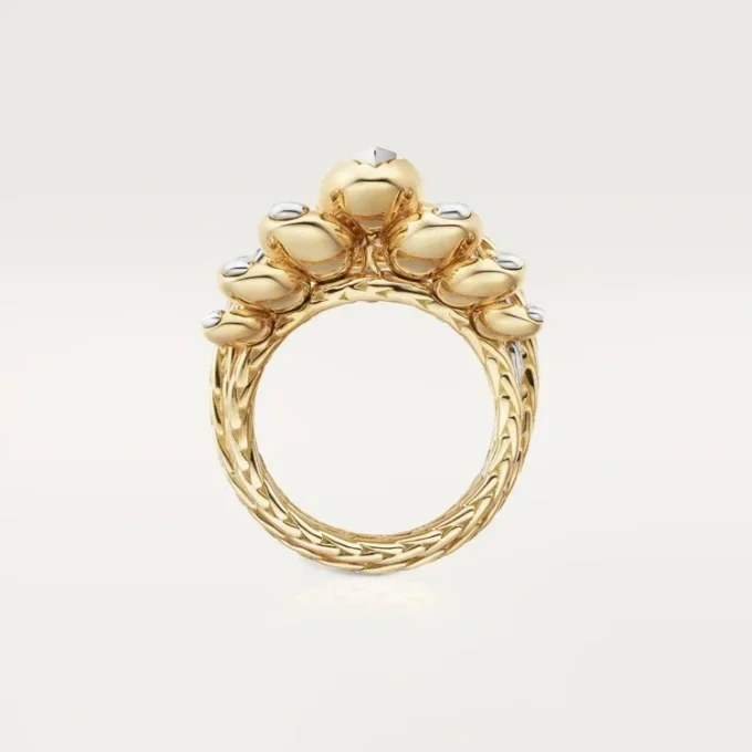 Anel Grain De Café, Diamantes